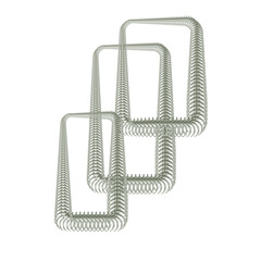 Abstract Square Spiral Design on Black Background