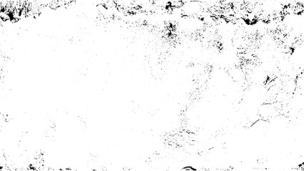 Grunge background black and white. Texture of chips, cracks, scratches, scuffs, dust, dirt .Vector pattern of cracks, chips, scuffs. Abstract vintage surface. 