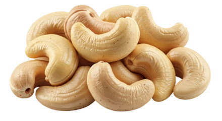 Pile Of Raw Cashew Nuts Group