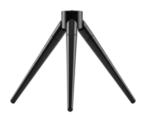 Capturing moments smartphone tripod setup home office isolated on transparent background