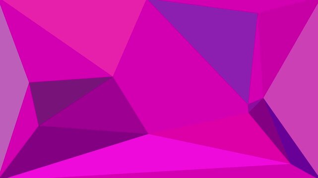 Dynamic abstract polygons background motion footage with vivid color scheme and geometric design for modern art and digital display project