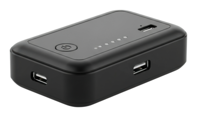 Power bank charging device home office product isolated on transparent background