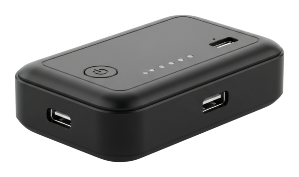 Power bank charging device home office product isolated on transparent background