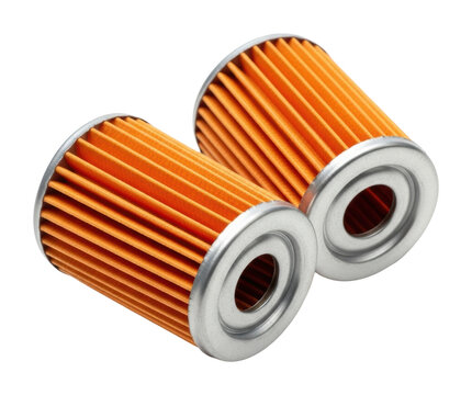 Filter maintenance automotive workshop product showcase isolated on transparent background