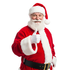 Santa claus isolated on white