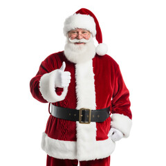 Santa claus isolated on white