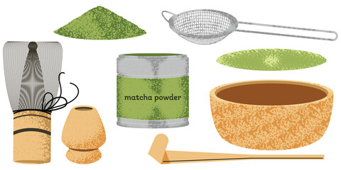 Essential Japanese Matcha Tea Ceremony Tools and Ingredients Kit