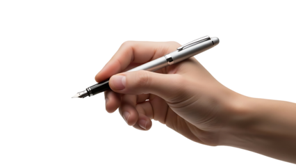Hand Holding Pen For Writing