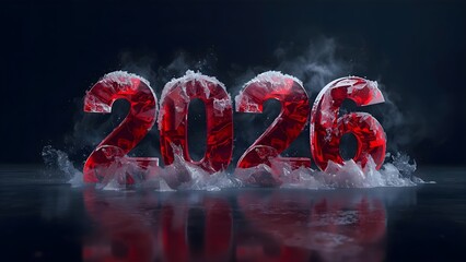 2026 Red heart love holiday illustration with lipstick and candy for Christmas and Valentine card design