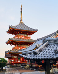 Obraz premium kyoto temple wood Kiyomizu-dera