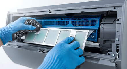 Breathe easier with a clean air conditioner filter