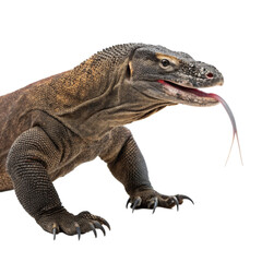 Obraz premium High-Resolution Komodo Dragon for Nature and Educational Projects