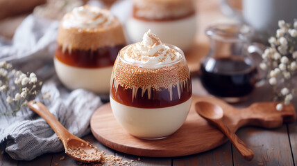 サゴ&times;ミルクティーのアジアンスイーツ