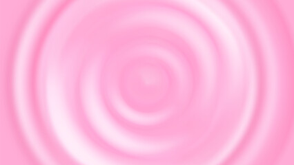 Strawberry milk swirl with pink cream ripple and yogurt splash top view. 3d creamy wave with texture for dairy cosmetic background. Yoghurt pudding vector. Abstarct beauty soap or liquid jam pattern