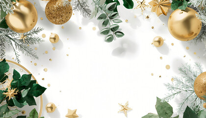 Aerial View of Festive Dinner Decorated in Metallic Tones