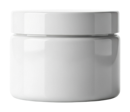 Creative packaging design for cosmetics product minimalist isolated on transparent background