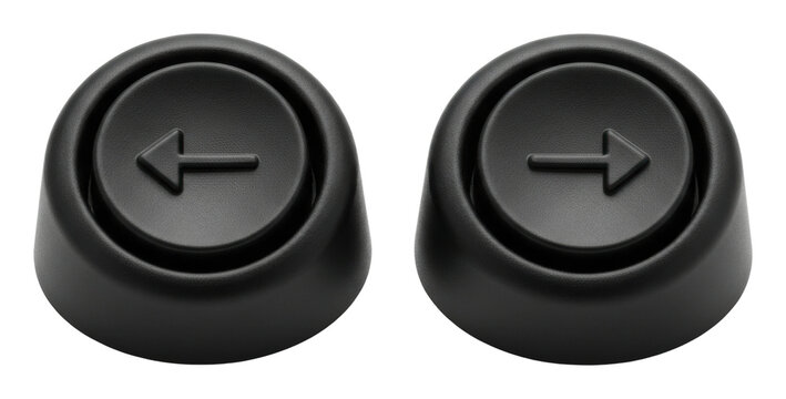 Navigating media controls home office display digital space isolated on transparent background