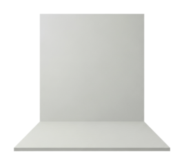 Minimalist setup for bright isolated on transparent background