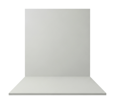 Minimalist setup for bright isolated on transparent background