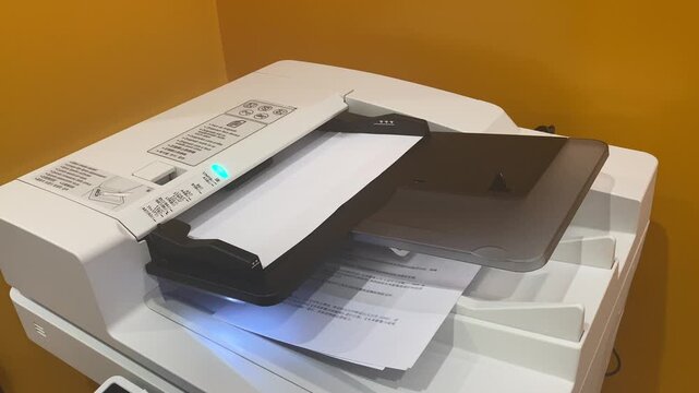 Office Printer Scanner with Documents - Business Technology Equipment
