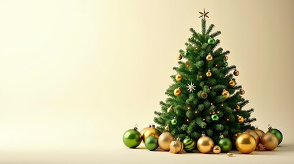 christmas tree with balls