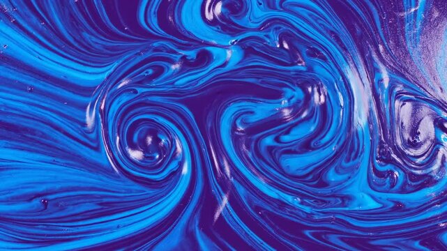 Seamlessly looping liquid abstract background featuring bright electric blue and neon purple flowing organically across the screen colorful, neon, highkey