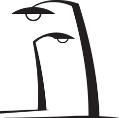 vector illustration of lamp