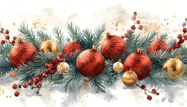 Christmas Scene with Shine and Texture