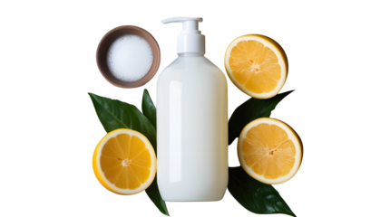 Liquid Hand Wash and white Bottle Isolated PNG