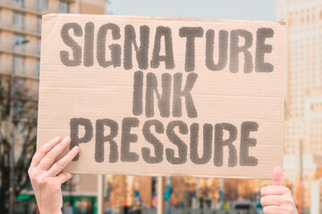 "Signature Ink Pressure" Documents demand specific pen force during signing procedures today. SIGN. PEN. WRITE. PRESS. FORCE.