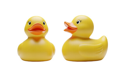 Two Yellow Rubber Ducks