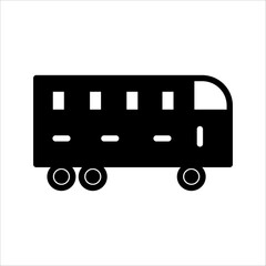 bus icon black