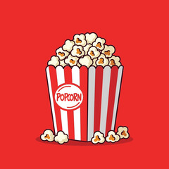 popcorn and movie tickets
