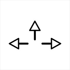 directions icon white