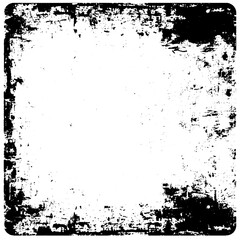 Distressed abstract texture with black splashes