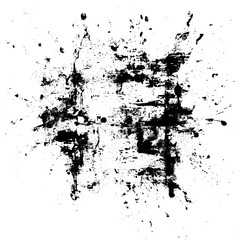 Obraz premium Abstract messy monochrome grunge backdrop