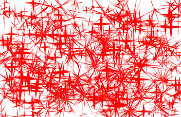 seamless pattern with red hearts