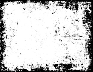 Grunge distressed black and white texture background