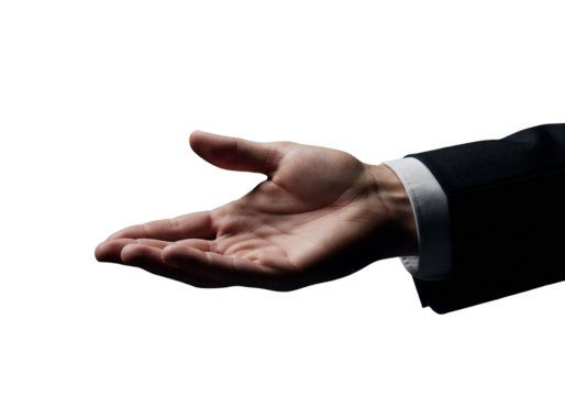 handshake between two businessmen - Powered by Adobe