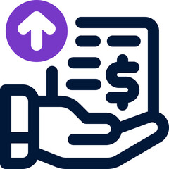 profit duotone icon. Sleek and modern vector icon for websites, mobile apps, marketing materials, and corporate design. Fully scalable and ready to use.