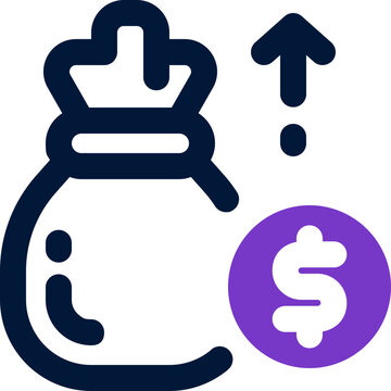 loss duotone icon. Sleek and modern vector icon for websites, mobile apps, marketing materials, and corporate design. Fully scalable and ready to use.