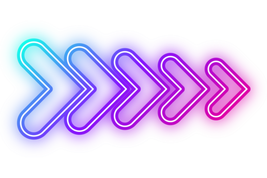 colorful paper clips light