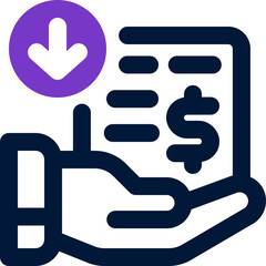 percentage duotone icon. Sleek and modern vector icon for websites, mobile apps, marketing materials, and corporate design. Fully scalable and ready to use.