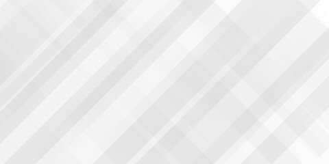 White abstract background with gradient line pattern, banner design. Vector illustration.