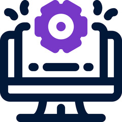 laptop duotone icon. Sleek and modern vector icon for websites, mobile apps, marketing materials, and corporate design. Fully scalable and ready to use.