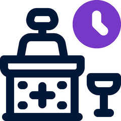 consultant duotone icon. Sleek and modern vector icon for websites, mobile apps, marketing materials, and corporate design. Fully scalable and ready to use.