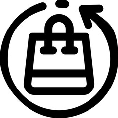 double point line icon. Clean and minimalist vector icon for websites, mobile apps, presentations, and logos. Fully scalable and customizable for any project.