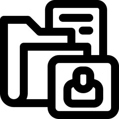 website identity line icon. Clean and minimalist vector icon for websites, mobile apps, presentations, and logos. Fully scalable and customizable for any project.