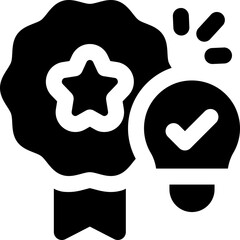 tagline glyph icon. Strong and solid vector icon for websites, mobile interfaces, presentations, and visual branding. High quality and easy to edit.