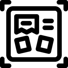 paper line icon. Clean and minimalist vector icon for websites, mobile apps, presentations, and logos. Fully scalable and customizable for any project.